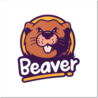 Beaver Posters and Art